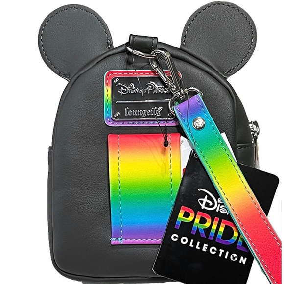 Disney Parks Loungefly Pride Wristlet Backpack - Picture 4 of 5